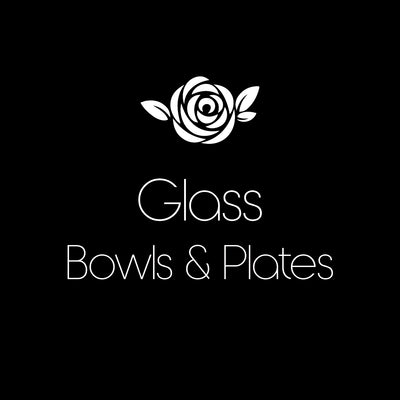 Glass bowel & plates