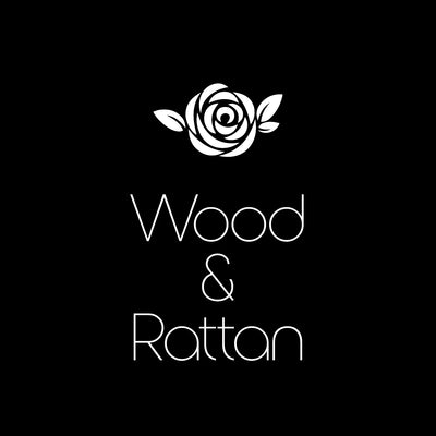 Wood and rattan