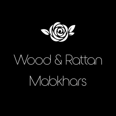Wood and rattan mabkhars