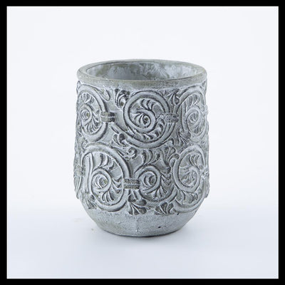 Pottery Cement Vases 52001002 (4850902859821)