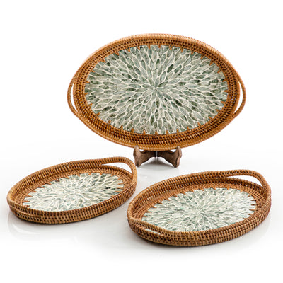 rattan oval tray set of 3 (5895129628837)
